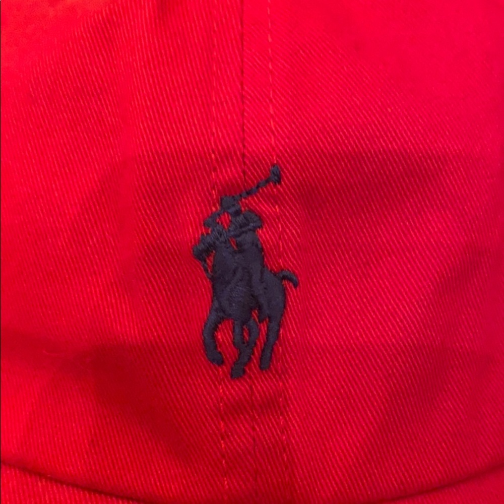 Red Polo Ralph Lauren Cap - Picture 4 of 6